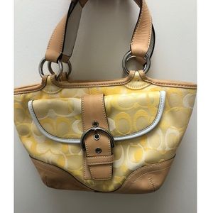 Yellow Coach Mini Purse